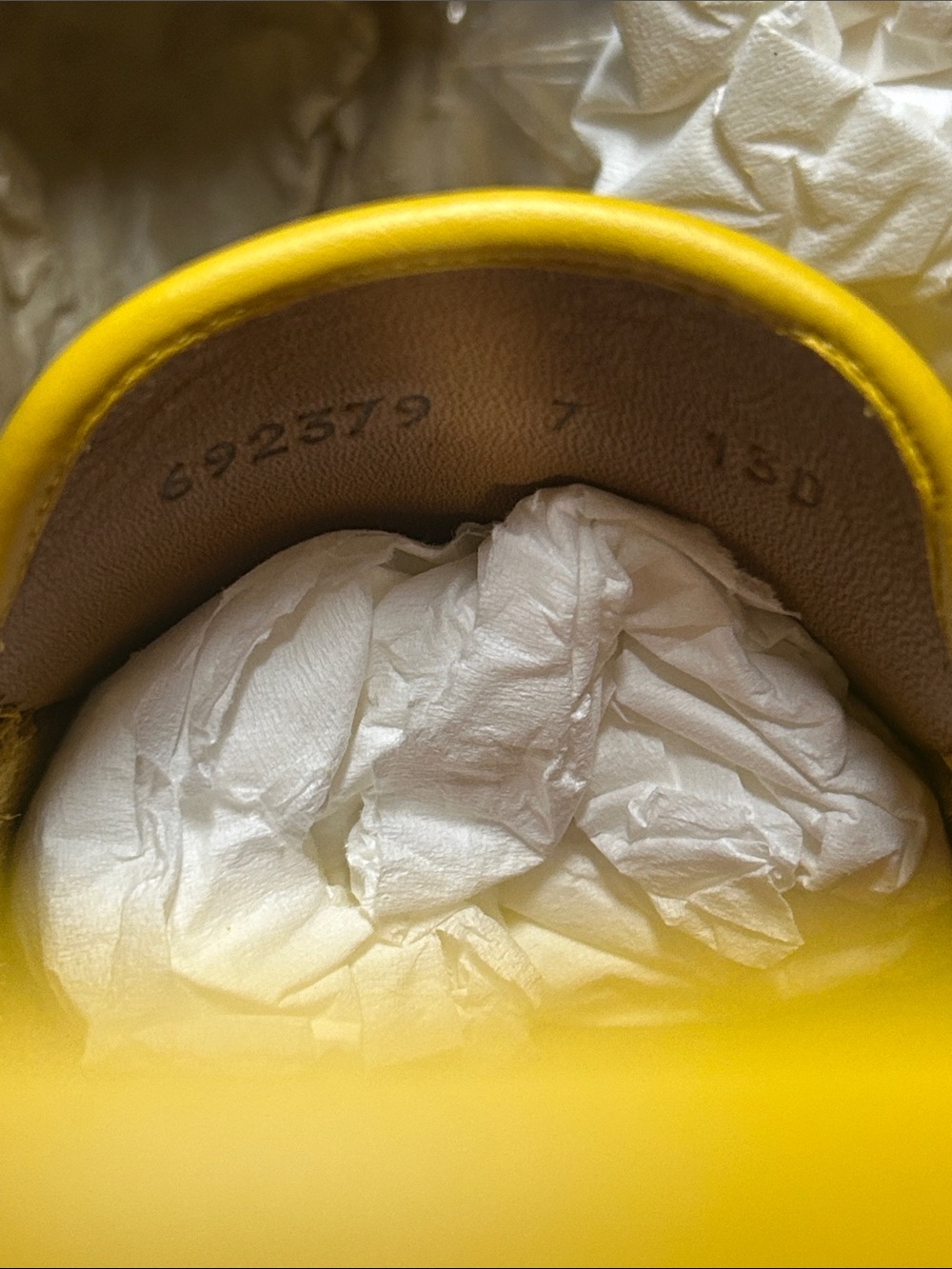 Gucci New Luxury Yellow Loafers. Excellent for Summer - Picture 5 of 11